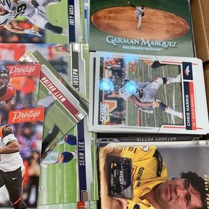 A 25 lb box of baseball cards , about 2,000 cards